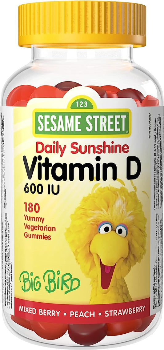 Children's Vitamin D3 600 IU Gummy, 180 Gummies