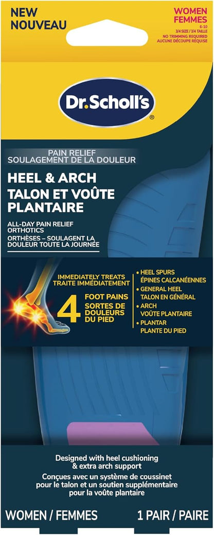Dr. Scholl's® Heel & Arch All-Day Pain Relief both Men and Women