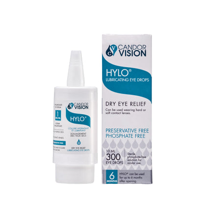 CandorVision HYLO® Preservative-Free Eye Drops (300 Drops, 10ml)