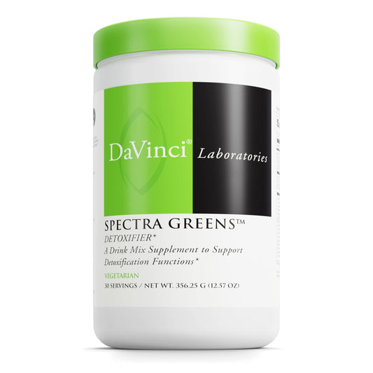 DAVINCI Labs Spectra Greens Detoxifier - Probiotic Supplement Aids Digestive Health Heart Health & Detoxification* - Immune Health Supplement with Digestive Enzymes - 30 Servings (356.25 g)