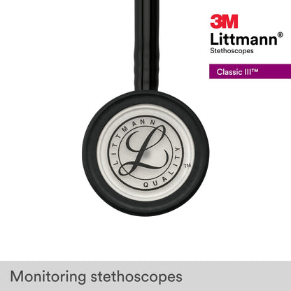 3M Littmann Classic III Monitoring Stethoscope, 5633, More Than 2X as Loud, Weighs Less