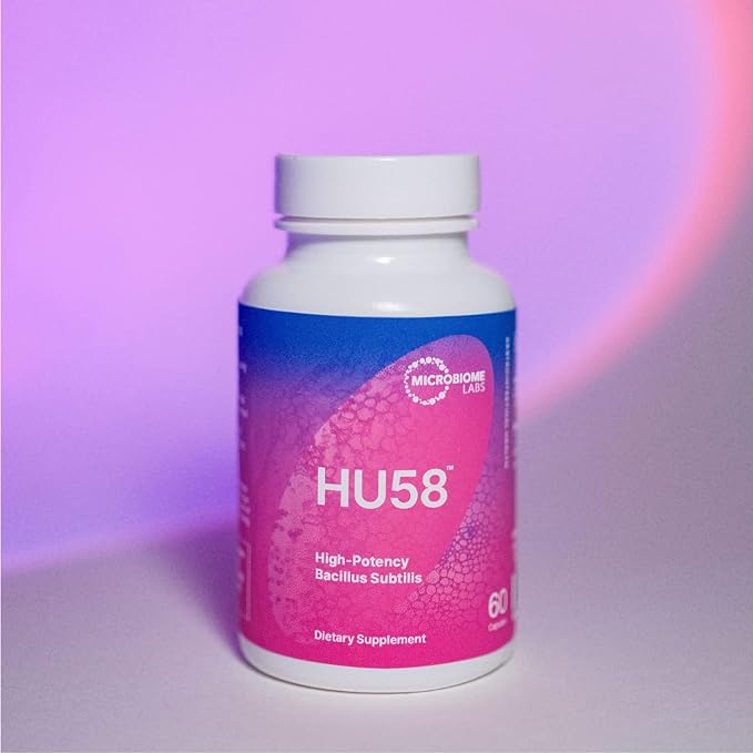 Microbiome Labs HU58 Digestive Probiotic Immune Support - Men and Womens 60 Capsules