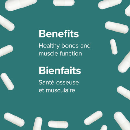 Webber Naturals Magnesium Bisglycinate 200 mg, 240 Capsules, Supports Bone and Muscle Functions, Vegan