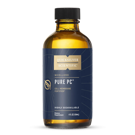 Quicksilver Scientific Micellized Pure PC - Phosphatidylcholine Liquid Supplement to Support Cellular & Liver Health - Superior Liposomal Absorption - Non-GMO Supportive Brain Supplement (4oz /120ml)