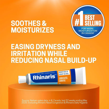 Rhinaris Moisturizing Nasal Gel for Dry Nasal Passages, 30 g