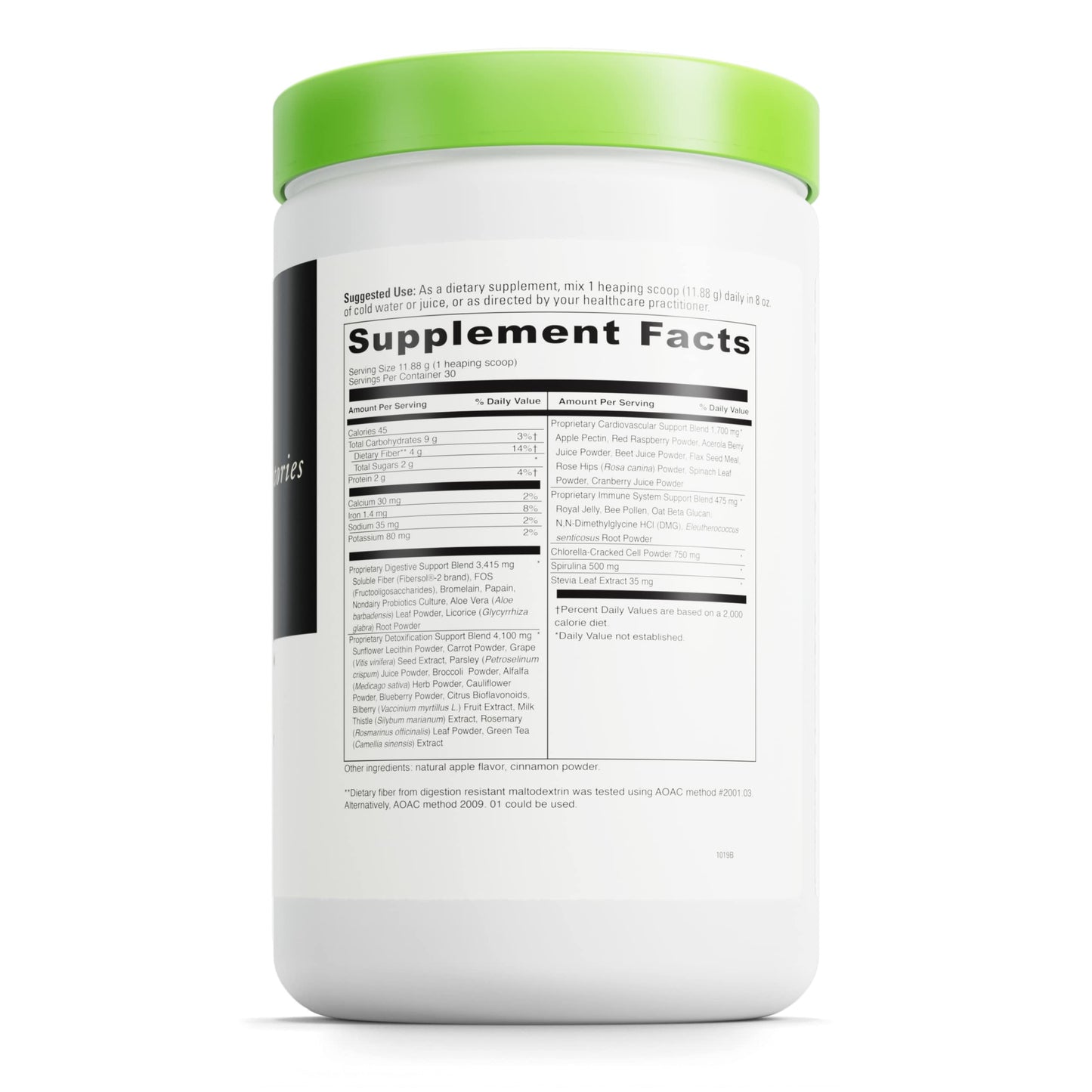 DAVINCI Labs Spectra Greens Detoxifier - Probiotic Supplement Aids Digestive Health Heart Health & Detoxification* - Immune Health Supplement with Digestive Enzymes - 30 Servings (356.25 g)