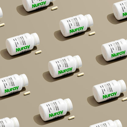 Acide Alpha-Lipoïque 300mg Nuray - Complément Antioxydant pour un Vieillissement en Bonne Santé, Soutient la Production d'Énergie, la Fonction Nerveuse Appropriée, le Métabolisme - 60 Gélules Végétariennes, Complément Alimentaire Sans Gluten