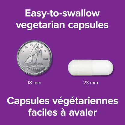 Webber Naturals Magnesium Bisglycinate 200 mg, 240 Capsules, Supports Bone and Muscle Functions, Vegan