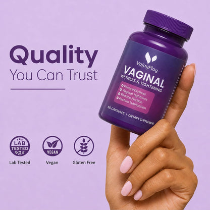 VaJayPlay Vaginal Wetness & Tightener - 60 Capsules