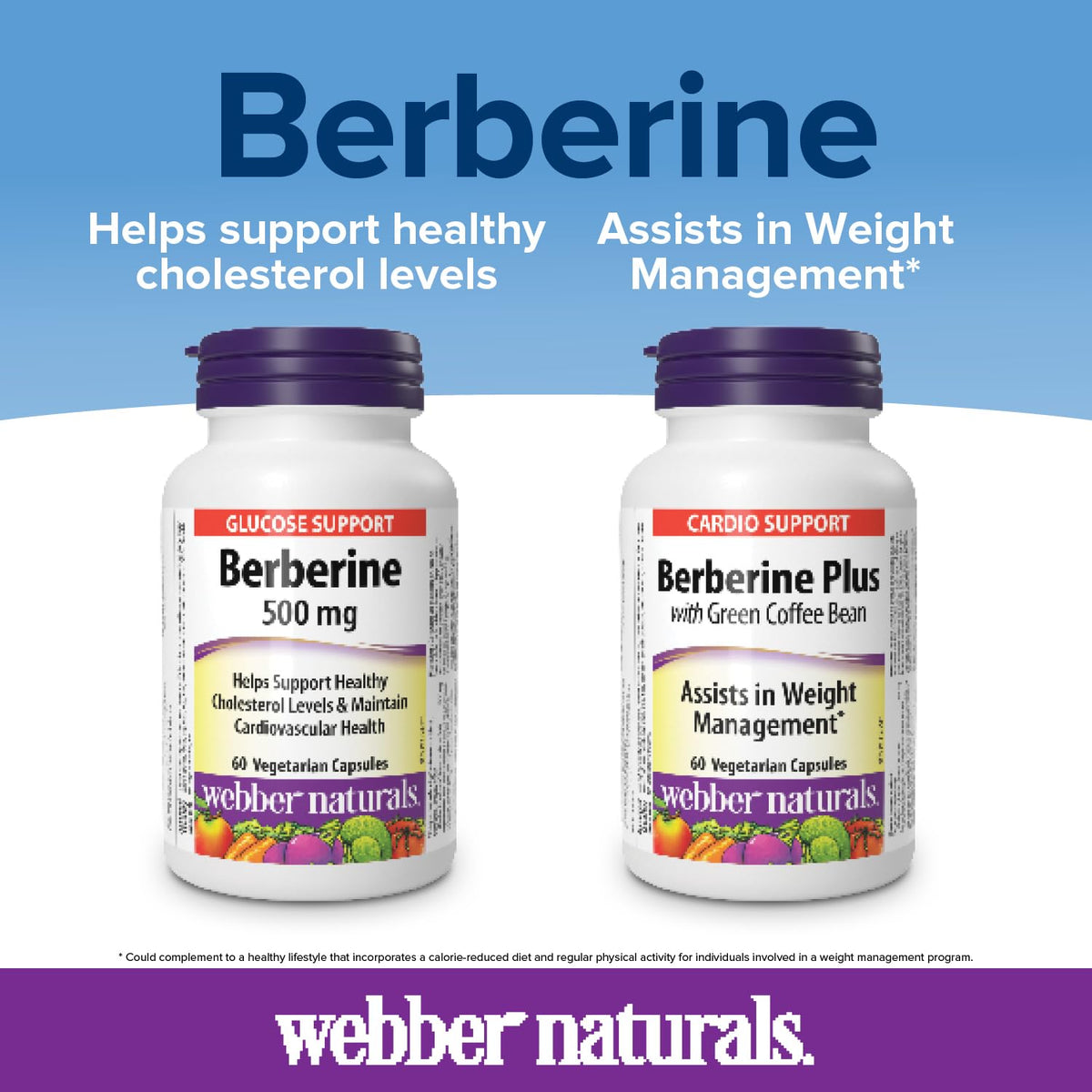 Webber Naturals Berberine, 60 Capsules