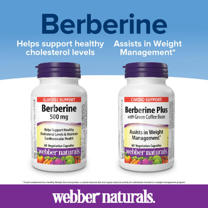 Webber Naturals Berberine, 60 Capsules
