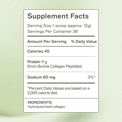Amy Myers MD Grass Fed Collagen Peptides Powder Unflavored - Pure Hydrolyzed Collagen for Hair Skin and Nails - Bone & Joint Health - Non-GMO, Gluten-Free, Paleo & Keto Friendly - No taste 38 Servings