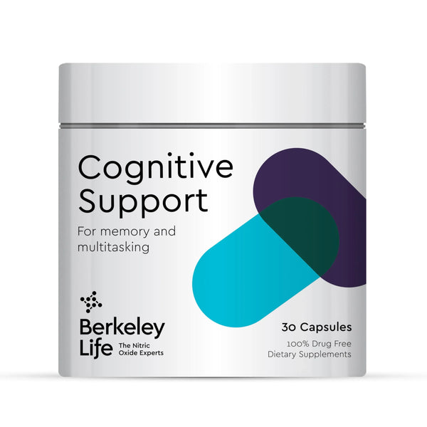 Berkeley Life Cognitive Support Supplement - Memory and Focus Aid - for Memory Loss, Inability to Multitask, and Loss of Speed - for Adults - 30 Capsules