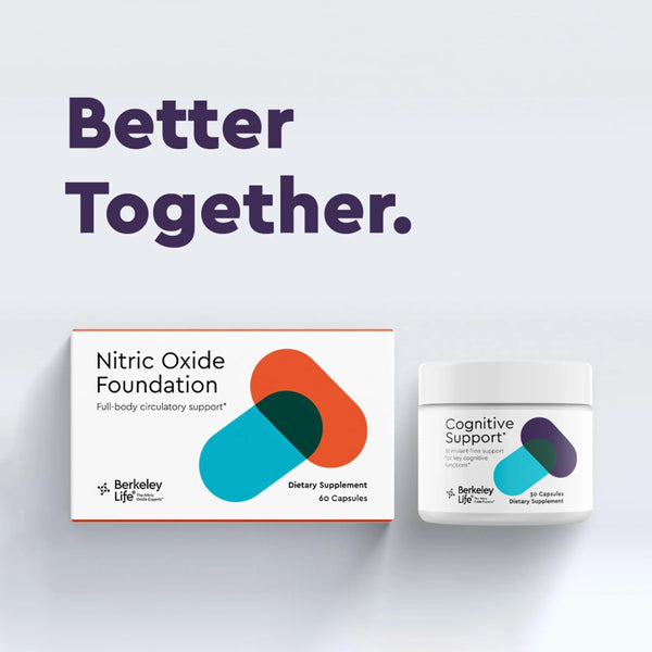 Berkeley Life Cognitive Support Supplement - Memory and Focus Aid - for Memory Loss, Inability to Multitask, and Loss of Speed - for Adults - 30 Capsules