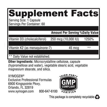 Xymogen 3180-4, 1 Pack (60 Capsules)