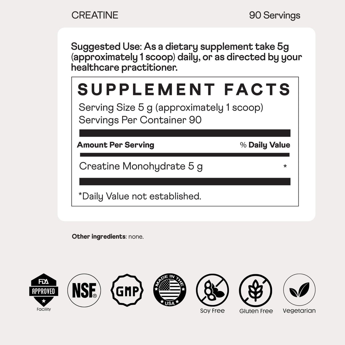 Nuray Créatine Monohydrate en Poudre Premium – Booster d'Énergie et de Performance Sportive & Récupération, Soutien de la Masse Musculaire & Fonction Cérébrale – Sans Arôme, 90 Doses, Végétarien