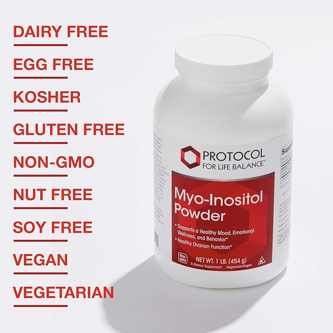 Protocol For Life Balance - Myo-Inositol Powder 1lb. (454 g)