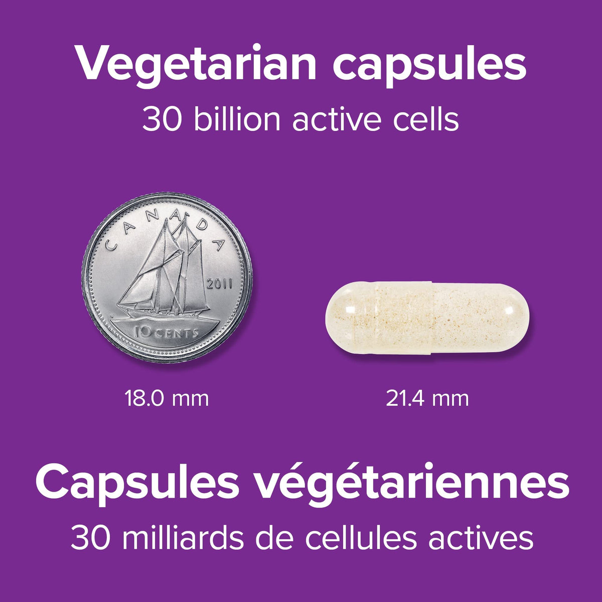 Webber Naturals Probiotic 30 Billion, 30 Capsules