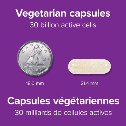 Webber Naturals Probiotic 30 Billion, 30 Capsules