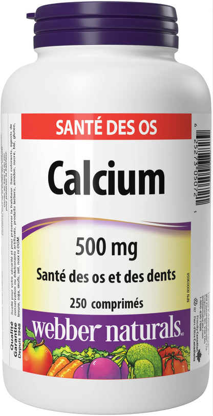 Webber Naturals Calcium Supplement, 250 Tablets