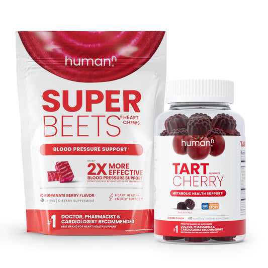 HumanN SuperBeets Heart Chews & Tart Cherry Gummies