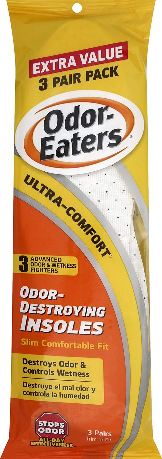 Odor-eaters Ultra Comfort Insoles 3 Pair