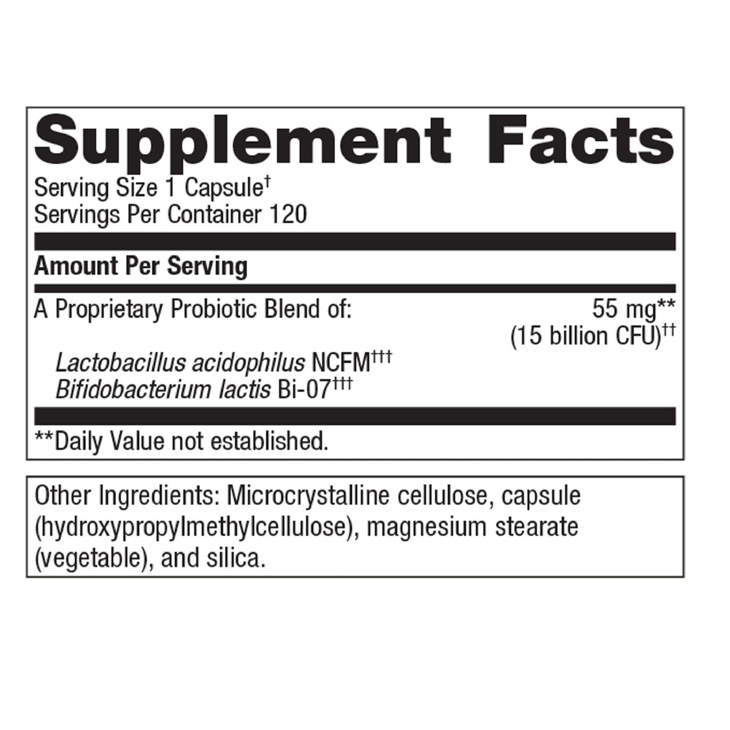 Metagenics UltraFlora Balance Probiotic - Daily Gut Health Supplement* - Offers Digestive & Immune System Support* - Vegetarian, Non-GMO & Gluten-Free - 120 Capsules