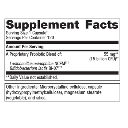 Metagenics UltraFlora Balance Probiotic - Daily Gut Health Supplement* - Offers Digestive & Immune System Support* - Vegetarian, Non-GMO & Gluten-Free - 120 Capsules