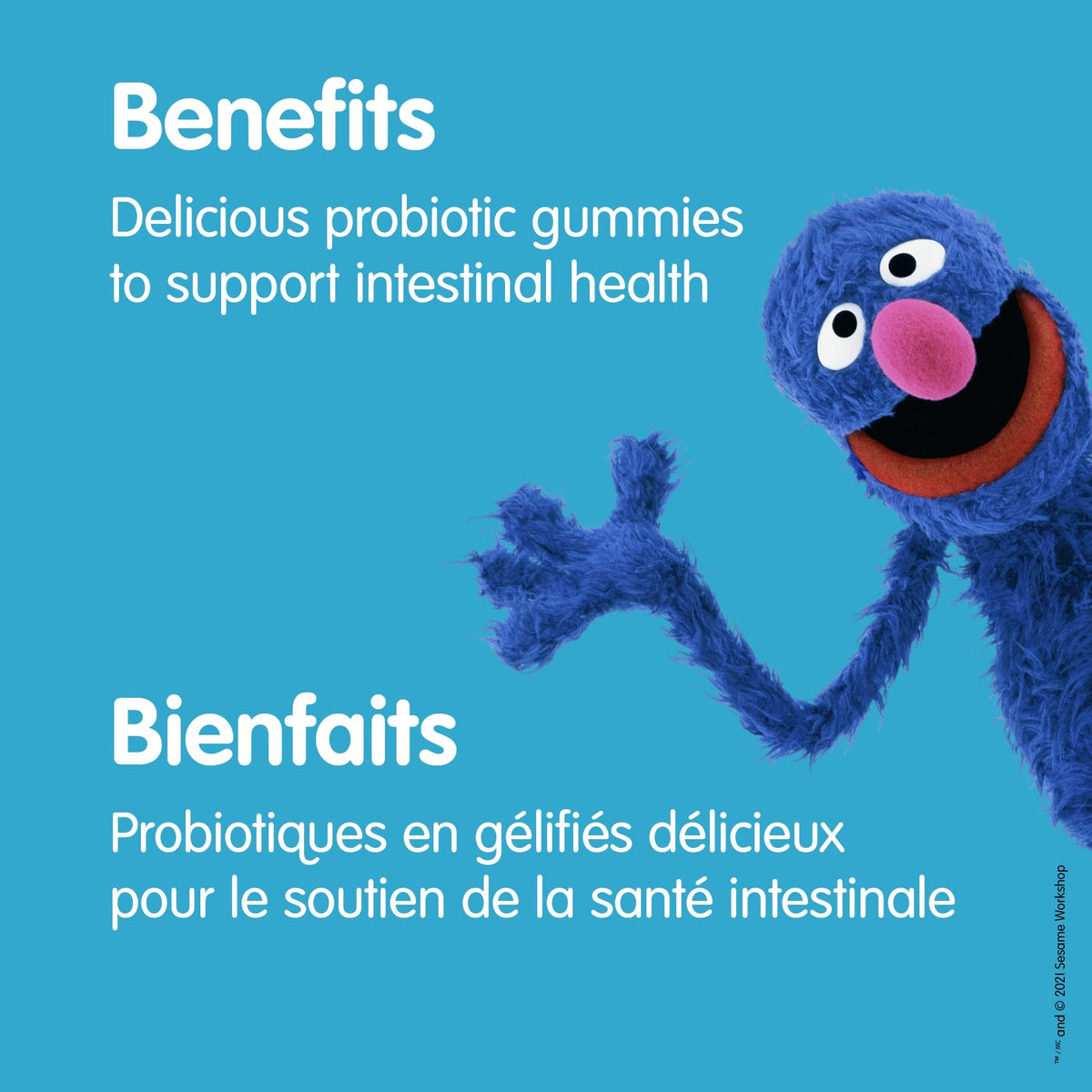 Kids Probiotic Gummy, 50 Gummies, Mixed Berry Flavour