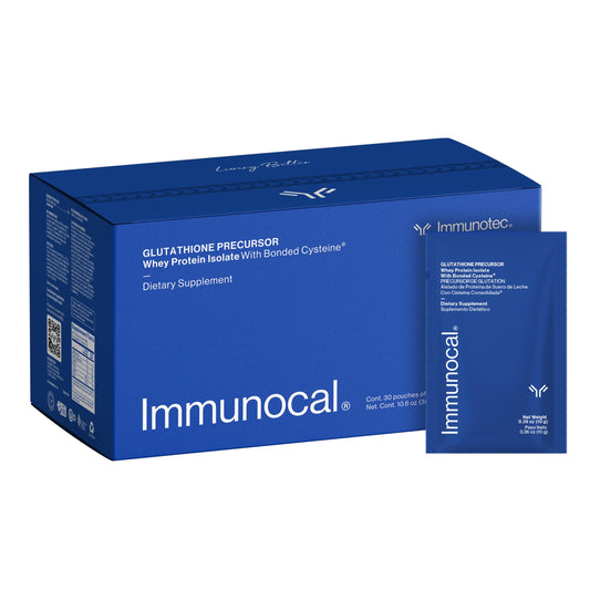 Immunocal Glutathione Precursor – Whey Protein Isolate, Immune Support, Master Antioxidant, Detox Cleanse + Brain Health | Fat-Free, Sugar-Free, Lactose-Intolerant Friendly | 30 Servings