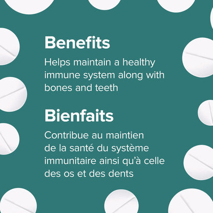 Webber Naturals Vitamin D3 1000 IU, 500 Tablets, Value Size