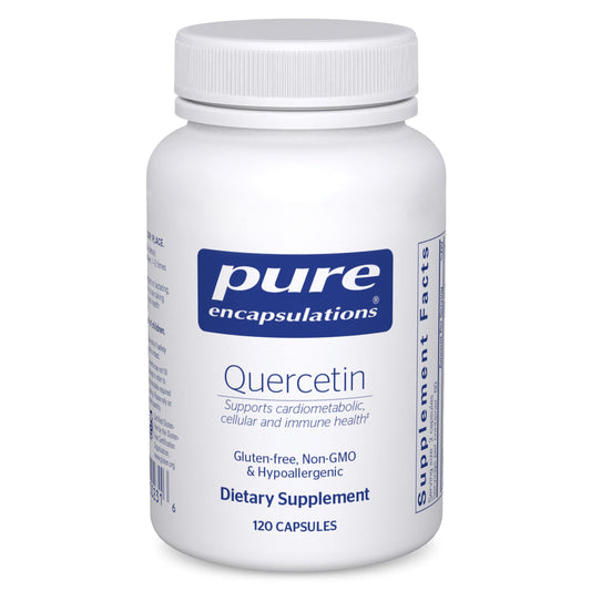 Pure Encapsulations Quercetin - 500 mg - Immune Support, Cellular Health & Heart Health - Antioxidant Supplement - Gluten Free & Non-GMO - 120 Capsules
