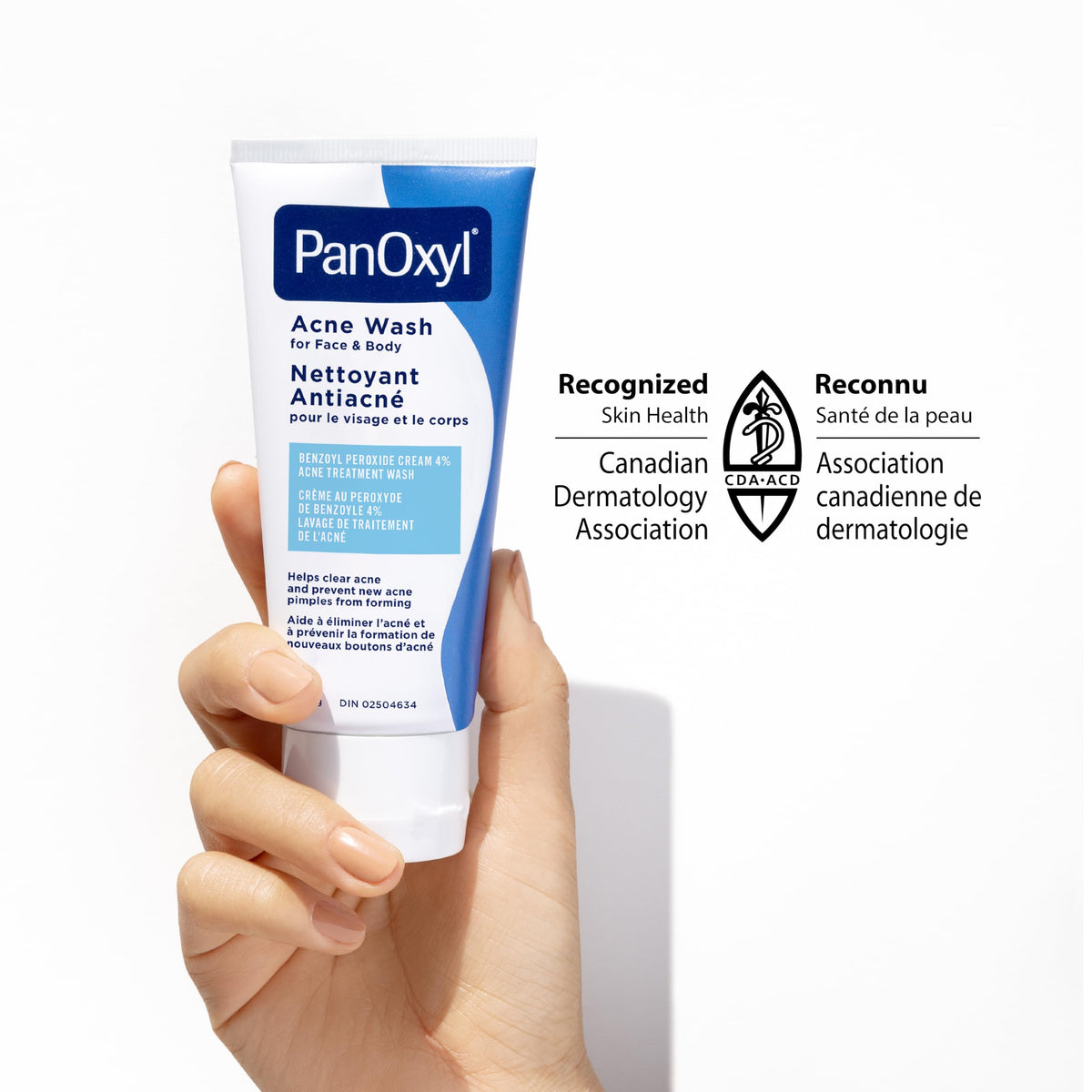 PanOxyl Acne Wash, 4% Benzoyl Peroxide, For Face & Body, 85g, Pack of 2
