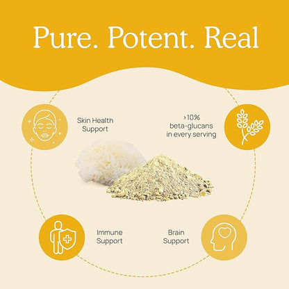 Real Mushrooms Tremella Mushroom Extract Powder 60 Servings Blend for Immune Support, Brain, and Skin - Vegan, Non-GMO, Organic Supplements Humans Support Supplement