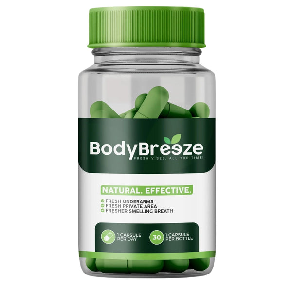 BodyBreeze Internal Deodorant Supplement - 30 Capsules