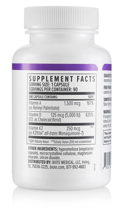 Biote Nutraceuticals - ADK 5 - Immunity + Cardiovascular (90 Capsules)