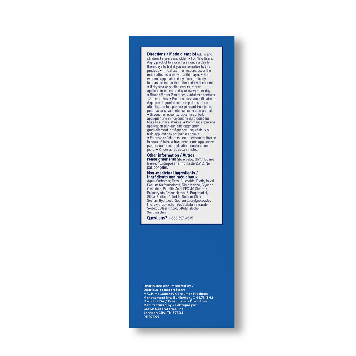 PanOxyl Acne Wash, 4% Benzoyl Peroxide, For Face & Body, 85g, Pack of 2