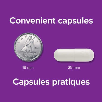 Webber Naturals Magnesium Citrate 150 mg, 240 Capsules, Value Size