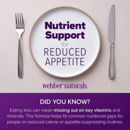 Webber Naturals Men's 50+ Most Complete Multi, 90 Vegetarian Capsules