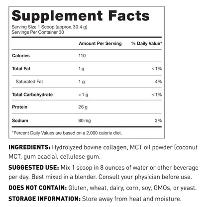 Amy Myers MD Pure Paleo Protein Powder - Clean Grass Fed Pasture Raised Protein - Hormone Free, Non-GMO, Gluten & Dairy Free - Perfect for Keto and Paleo - Unflavored - 28.57 oz