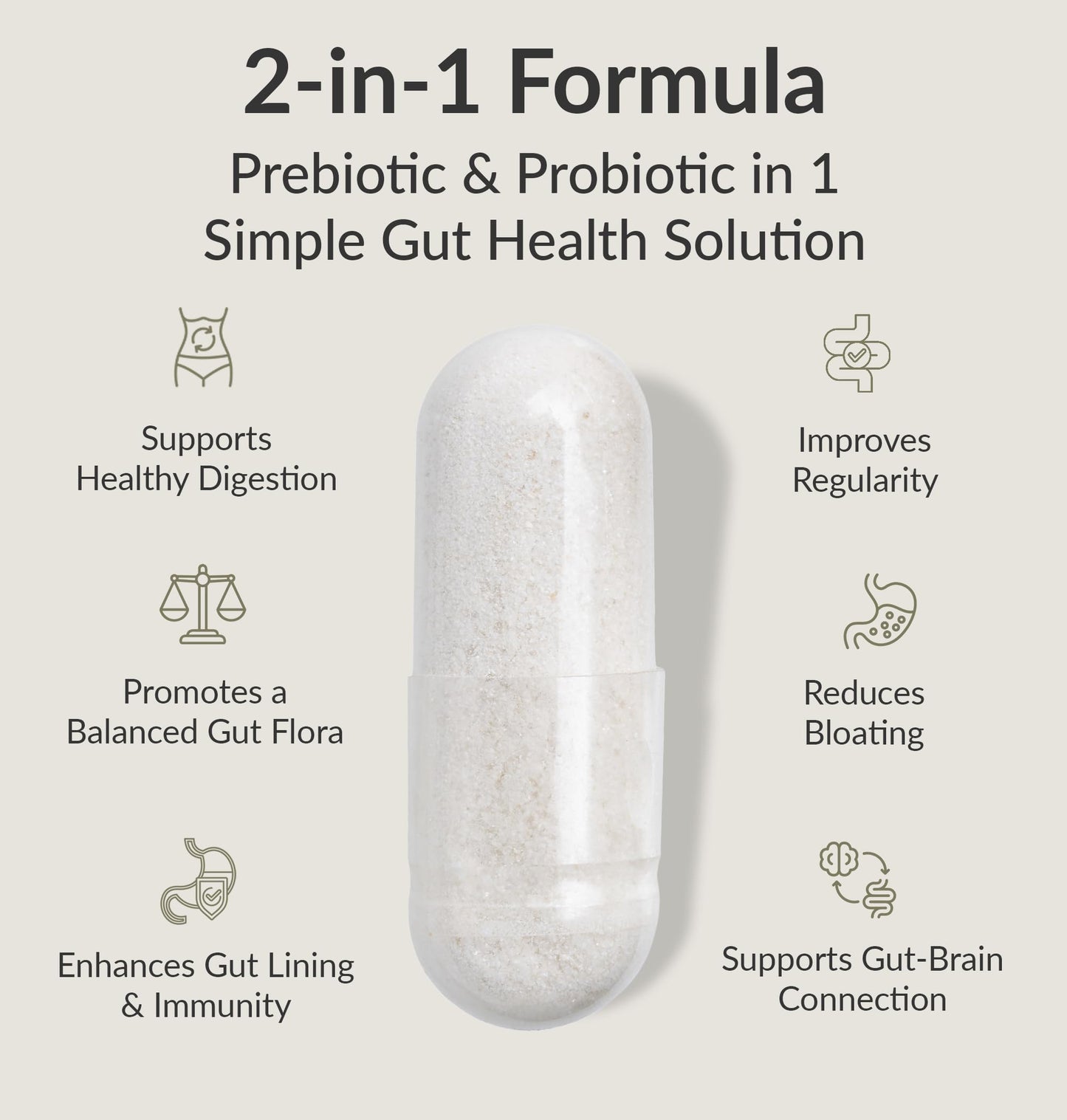 BIOptimizers Probiotic Breakthrough, Proteolytic Prebiotics & Probiotics Supplement – Lactobacillus Plantarum OM for Immune, Bloating & Gut Relief Support, 30 Vegan Capsules