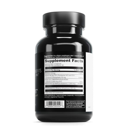 DAVINCI Labs Methyl Benefits - Helps Support Brain Health, Heart Health, Detoxification & More with Folate, Vitamin B12 & More* - Vegetarian, Gluten-Free - 60 Capsules