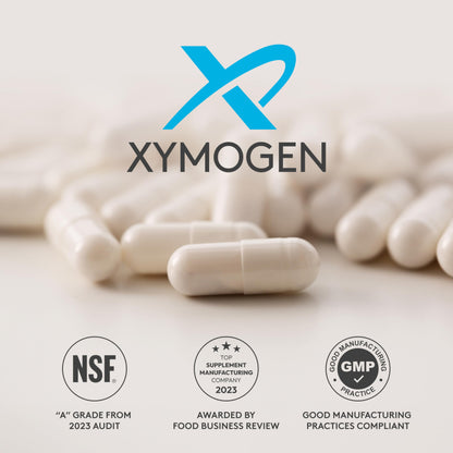 XYMOGEN K2-D3 Max - Vitamin D3 K2 with 180mcg VIT K Per Capsule - Bioavailable Vitamin D 5000 IU (Cholecalciferol) with Vitamin K2 MK-7 - Bone Health + Immune Support Supplement (60 Capsules)
