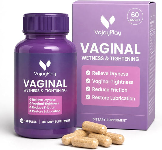 VaJayPlay Vaginal Wetness & Tightener - 60 Capsules