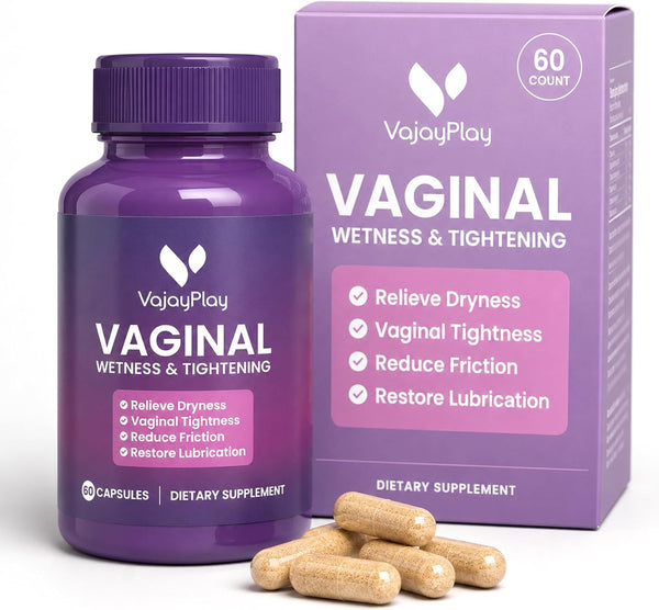 VaJayPlay Vaginal Wetness & Tightener - 60 Capsules