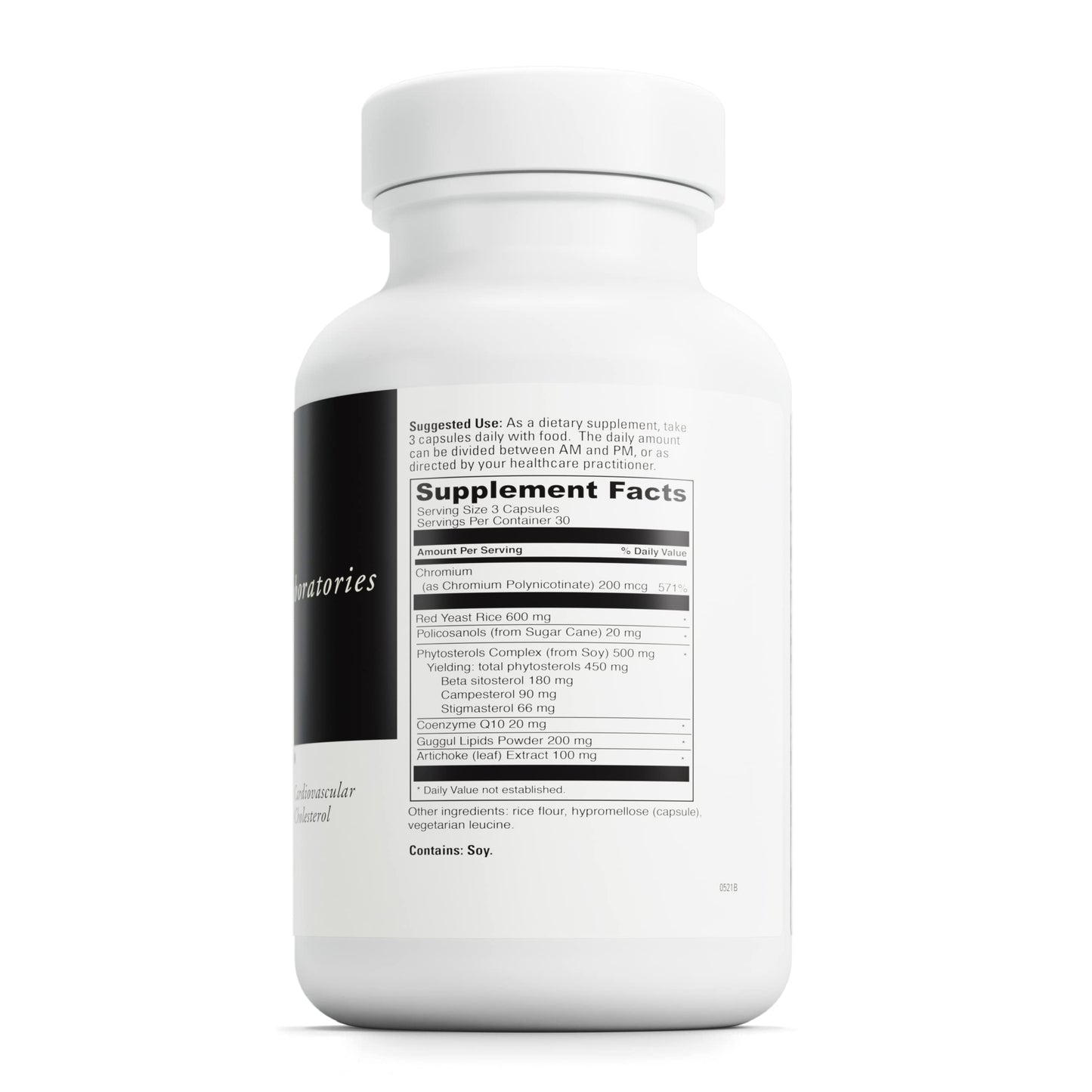 DAVINCI Labs CholestSure Supplement - Supports Cardiovascular Function, Helps Maintain Healthy Cholesterol Levels in a Normal Range* - Gluten-Free - 30-Day Supply - 90 Vegetarian Capsules