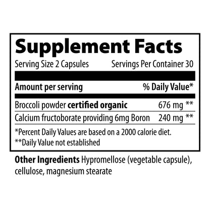 Vibrant Health, Boron, Vegetarian Support for Joint and Bone Health, 60 Capsules