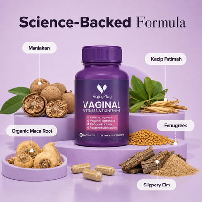 VaJayPlay Vaginal Wetness & Tightener - 60 Capsules