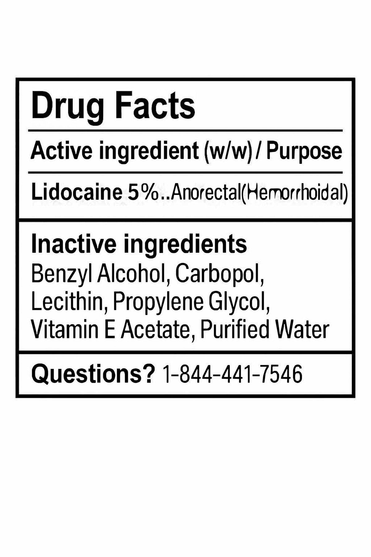 Zensa Numbing Cream 5% Lidocaine – Maximum Strength Anesthetic for Temporary Relief of Pain & Itching from Hemorrhoids and Other Anorectal Disorders – Hypoallergenic, Vegan, 30g