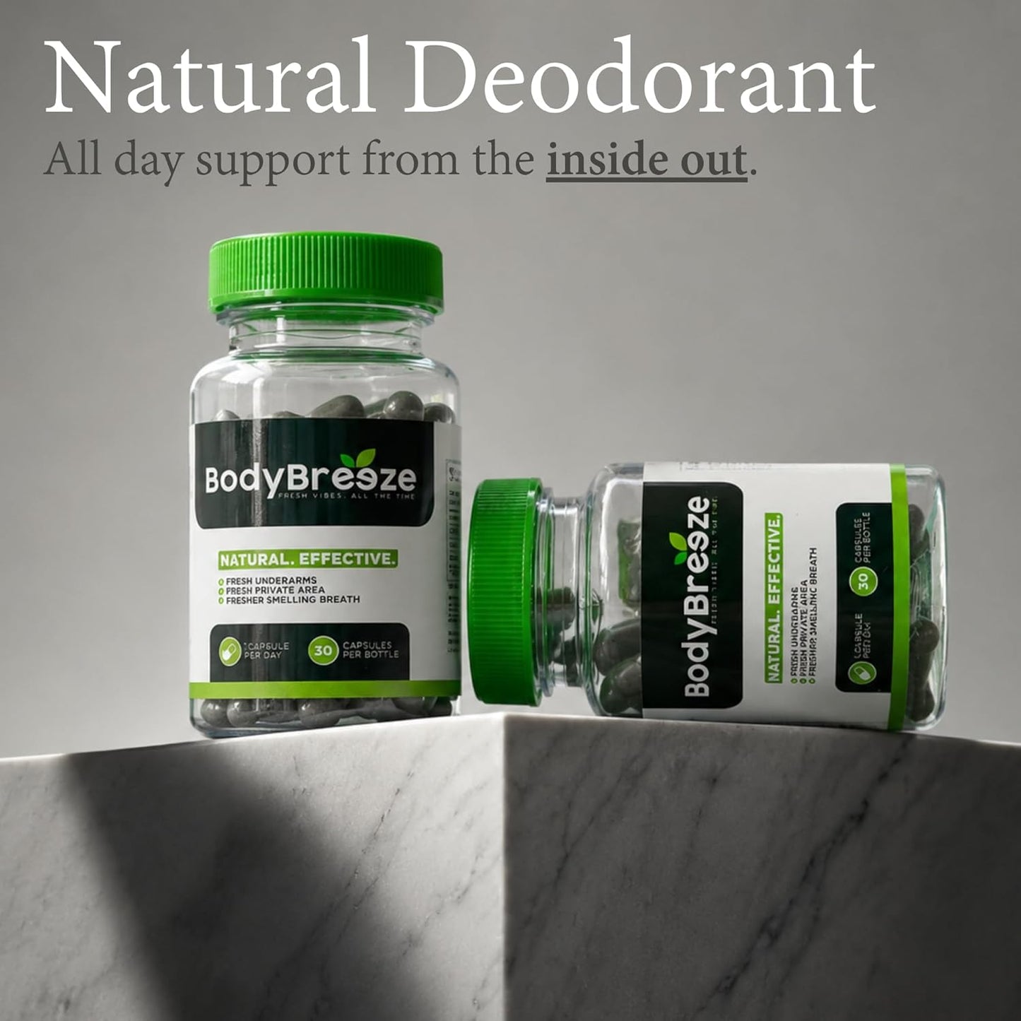 BodyBreeze Internal Deodorant Supplement - 30 Capsules